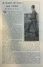 1911 Canada MOUNTIES Northwest Mounted Police illustrated picture