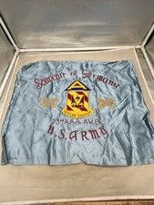 US Army 73rd Anti Aircraft Artillery Souvenir Of Germany Pillow Case Post WW2  picture