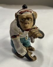 Vintage J Fred Muggs Chimp Monkey Figurine Made In Japan Ceramic Rare picture