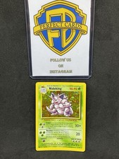 POKÉMON BASE SET UNLIMITED NIDOKING HOLO 11/102 NM- picture