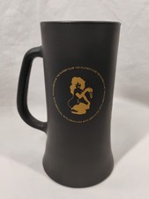 1960s The Playboy Club Mug Stein Black Matte With Gold Surface Marks/Scratches picture