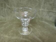 Vintage Harbridge English Crystal flint Glass Stem with Original Tag in Clear  picture