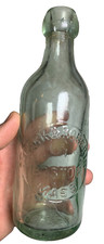 Antique Blob Top CLARK & ROBERTS Beer Bottle BOSTON MA | QUANDT BREWING TROY NY picture