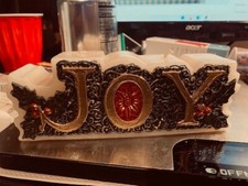 Avon Joy Candle Vintage 1999 BRAND NEW IN BOX Christmas Centre picture