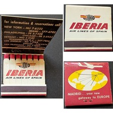 Feature Matchbook Iberia Air Lines of Spain picture