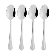 Oneida Juilliard Stainless Steel Fine Flatware Dishwasher Safe Teaspoons, 4Pcs picture