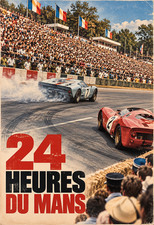 Le Mans 24 Hours Vintage Endurance Racing Crash Slide Poster 13x19 picture