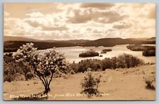 Blue Mountain Lake From Blue Mountain House, New York Real Photo Postcard RPPC picture