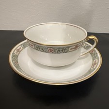P L Limoges France Cup and Saucer 5.5 Inches Wide picture