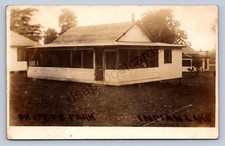 JH6/ Indian Lake Ohio RPPC Postcard c1910 Praters Park Cottages 68 picture