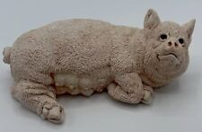 Stone Critters Pig Sow Figurine-Very Light Pink 4