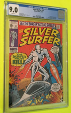 The Silver Surfer # 17 June 1970 CGC 9.0 with White Pages Marvel Comics picture