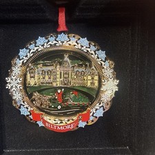 Biltmore House Christmas Ornament Tree Decoration Metal Asheville NC picture