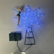 Disney Tinker Bell Light-Up Tree Topper Peter Pan Battery Operational Only ￼ picture