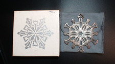 925 STERLING SILVER 1978 SNOWFLAKE CHRISTMAS ORNAMENT METROPOLITAN MUSEUM OF ART picture
