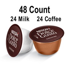 NESCAFÉ Dolce Gusto Coffee Capsules Chococino 48 Ct - 24 Coffee & 24 Milk BULK picture