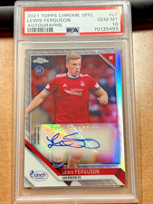 2021-22 Topps Chrome SPFL Lewsi Ferguson Aberdeen PSA 10 Gem Mint RC picture