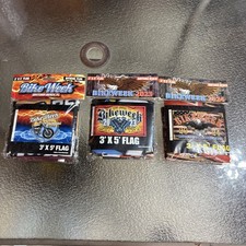 3 Daytona Beach Bike WeekFlags 2022 23 24NIP 3x5 Harley Davidson Collectors picture