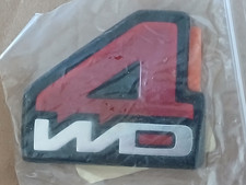 NOS OEM 1986-1991 ISUZU TROOPER PUP RODEO AMIGO 4WD STICK ON EMBLEM 97093591 picture