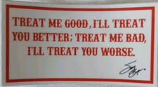 Sonny Barger 81 Hells Angel Quote   Decal/Sticker  Officially Licensed 81 picture