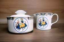Swedish National Costumes by Rorstrand Sverige Creamer & Sugar Bowl & Lid Set picture