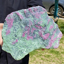 12.94LB Natural green Ruby zoisite anylite crystal Healing - picture