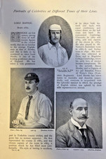 1895 Lord Hawke English Cricket Player picture