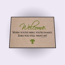 High Cotton Doormat - Welcome, When You're Here, You're Family picture