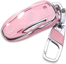 for Tesla Key Fob Cover Keychain Key Shell Accessories Fit for Tesla Model 3/Y/S picture