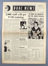 BOAC NEWS AIRLINE STAFF NEWSPAPER NO.228 - 26 JULY 1963 VICKERS VC10 picture