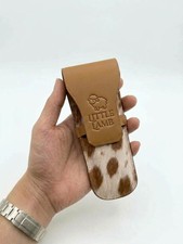 Cowhide Leather 2 Pen Accessories Case Pouch New Pen Holder Organizer picture