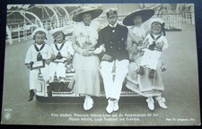 AK PRINCE ADALBERT, PRINCESS VICTORIA LUISE AND THE CROWN PRINCESS WITH PRINCE picture