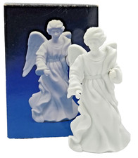 Avon Nativity Collectibles THE STANDING ANGEL Porcelain Bisque Figurine w/ BOX picture