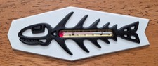 Vintage Fish Thermometer From St Labre Indian School, Very Nice, Not Yellowed picture