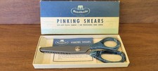 Vintage Hearthside Pinking Shears Sears Roebuck Co Original Box Paperwork picture