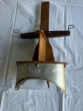 Antique Stereoscope Viewer Wood & Metal Eagle Emblem Patented 1903 picture