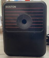 Boston Electric Pencil Sharpener Model 18 Black Vintage Made In USA IMMACULATE picture