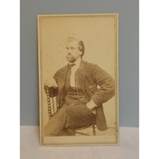Antique CDV - Well Dressed Business Man - Late 19th Century picture