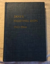 Vintage Jane's Fighting Ships 1963-1964 Book Military Navy Militaria History picture