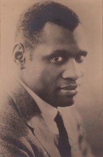 PAUL ROBESON 1898–1976 Singer Actor Original Signed Photograph Framed Autograph picture