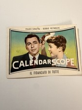 1958 Italian Pocket Calendar Frank Sinatra Debbie Reynolds Holden Jennifer Jones picture