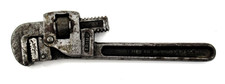 TRIMO No. 10 Trimont Mfg. Co. Vintage Adjustable Pipe Monkey Wrench picture