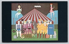 The Circus by OKU Shigeo Okumura Artwork Postcard picture