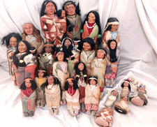 Skookum Doll Lot 24 Dolls Some w/Stands 9