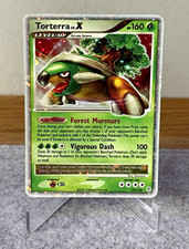 Torterra LV.X 122/130 Diamond & Pearl Rare Holo English Pokémon Card 2007 picture