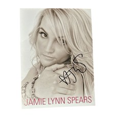 Jamie Lynn Spears Autograph 8.5x11 Photo “Zoey 101” TV Star Signed In Person picture