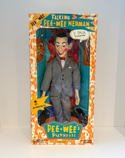 Vintage 1987 Talking Pee-Wee Herman 17” Doll Matchbox Original Box picture