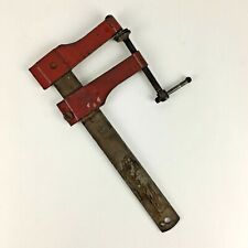 Red JUDD Clamp Tool Woodworking Metal Vintage Tool Industrial Décor Man Gift picture