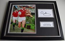Gavin Hastings SIGNED FRAMED Photo Autograph 16x12 display British Lions AFTAL picture