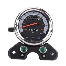 Motorcycle Speedometer Dual Odometer Universal Digital Display Gear Meter picture